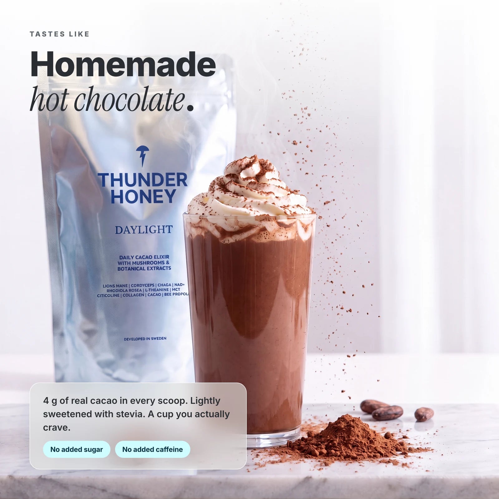 Tastes like homemade hot chocolate