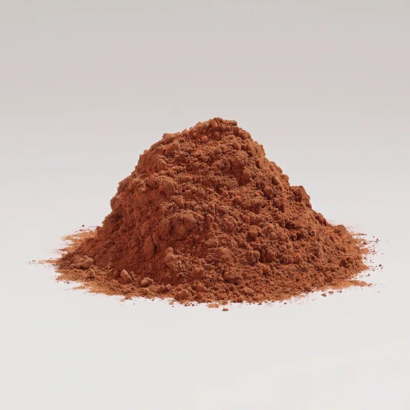 Rich cacao powder, studio close-up